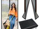 Sieťka proti hmyzu na dvere s magnetickým zatváraním 100 × 210 cm
