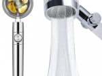 Sprchová hlavica s turbínou a vymeniteľným filtrom