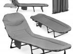 Skladacie kempingové ležadlo 200 × 65 cm MULTIGARDEN s nastaviteľným operadlom