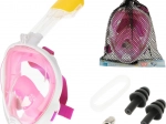 Plná skladacia šnorchlovacia maska S/M ružová