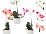 Umelý kvet orchidea mix 3 farieb 42 cm