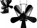 Krbový ventilátor s 5 lopatkami bez napájania