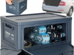 Campingová krabica - skladací box 25l modrá