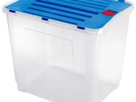 Heidrun úložný box Dragon 100 l, transparentný s vekom (mix farieb)
