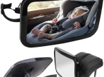 Spätné zrkadlo do auta na sledovanie dieťaťa na opierke hlavy