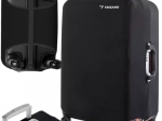 Elastický ochranný poťah na stredný kufor L TRIZAND, čierny
