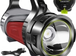 LED ručný reflektor s výkonným svitom a funkciou powerbanky