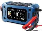 Mikroprocesorová nabíjačka 12 V 15 A s opravou a udržiavaním, LCD, pre AGM, GEL a LiFePO4