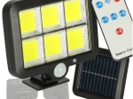 Solárna lampa s pohybovým a súmrakovým senzorom 120 LED