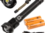 Vojenská taktická baterka s led Cree XHP160 a funkciou zoom