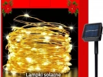 Solárne drôtikové vianočné osvetlenie 100 LED