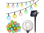 Solárna farebná girlanda - 6 metrov