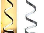 Špirálová LED stolná lampa – dekoratívne nočné svetlo do spálne