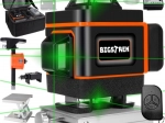 Presná 4D laserová vodováha 16 línií - zelený laser 360°