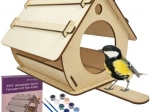 Drevené vtáčie kŕmidlo na zostavenie a maľovanie MAALEO