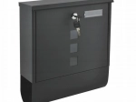 Oceľová poštová schránka antracit s uzamykaním
