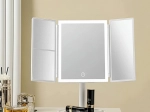 Skladacie kozmetické zrkadlo s LED osvetlením 3×