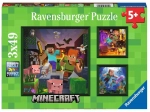 Puzzle Ravensburger Minecraft Biomy 3x49 ks