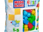 Mega Bloks First Builders veľký vak kociek (60 ks)