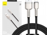 USB‑A na Lightning kábel BASEUS Cafule 1 m, 2,4 A – čierny
