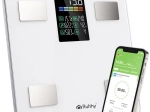 Analytická osobná váha RUHHY s LCD, BIA a aplikáciou Feelfit, biela