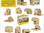 Drevená stavebnica VARIO MASSIVE mini – 91 dielov