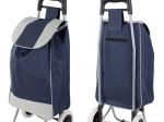 Nákupná taška na kolieskach robustná skladacia, modrá