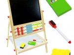 Drevená obojstranná tabuľa pre deti