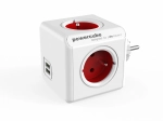 Rozbočovač zásuviek PowerCube Original USB červený