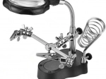 Súprava tretia ruka s lupou a LED lampou