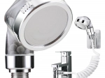 Univerzálna sprchová hlavica s kúpeľňovou batériou