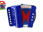 Modrá ťahacia harmonika