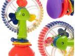 kolotoč a hrkálka na prísavku pre bábätká