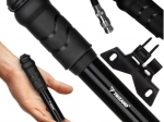 Ručná cyklo pumpička TRIZAND s držiakom na rám, kompaktná hliníková, 7 bar