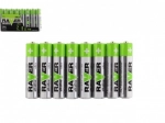 Alkalické batérie AAA 1,5 V – 8 ks RAVER