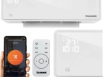 Vzduchová clona KAMINER ZELVION s Wi‑Fi a diaľkovým ovládaním 1000 W / 2000 W čierna