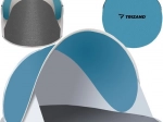 Plážový stan pop-up 145 × 100 × 70 cm – tyrkysovo biely