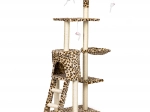 Škrabadlo pre mačky s domčekom a pelieškom 138 cm PETSI