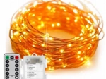 Diaľkové ovládanie LED osvetlenia s teplým bielym pásom - 10 m, 100 LED diód