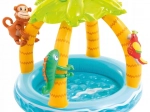 Nafukovací detský bazénik s ostrovnou strieškou Intex