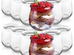 Sada sklenených pohárikov na jogurt a dezerty 200 ml, 12 ks