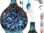 Aroma difuzér s LED lampou a aromaterapiou