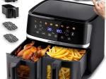 Teplovzdušná fritéza s dvojitou nádobou 10,2 l 1700 W BERDSEN