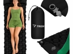 Samonafukovací turistický matrac pre 1 osobu Trizand 190 × 60 cm s nožnou pumpou a obalom