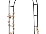 Záhradná kovová pergola v tvare oblúka pre popínavé rastliny 240 × 140 cm