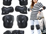 Ochranné chrániče na kolená, lakte a zápästia pre skateboardy a kolobežky