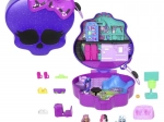 Polly Pocket kompakt Monster High lebka so skateparkom a školou