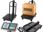Elektronická plošinová váha 200 kg s LCD displejom