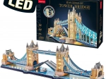 Svetiace 3D puzzle Tower Bridge - 222 dielikov