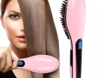 Elektrická kefa na vyrovnávanie vlasov s LCD displejom